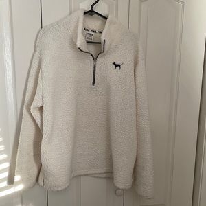 Pink Sherpa Pullover